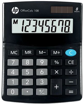 HP OfficeCalc 108 8 Digit Semi-Desktop Calculator HP-OC108/INTBX