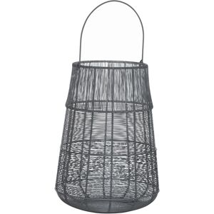 Hill Large Wire Silver And Grey Glowray Conical Lantern Hill Large Wire Silver And Grey Glowray Conical Lantern