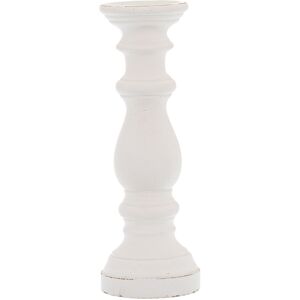 Hill Matt White Ceramic Column Candle Holder Hill Matt White Ceramic Column Candle Holder