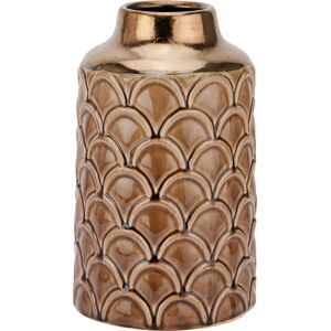 Hill Seville Collection Small Caramel Scalloped Vase Hill Seville Collection Small Caramel Scalloped Vase