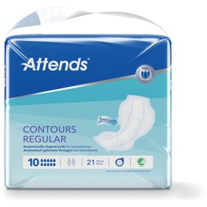 Attends Contours Sanitary Pads Size 10 Regular (Pack of 21) 205532 Attends Contours Sanitary Pads Size 10 Regular (Pack of 21) 205532