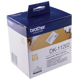 P-Touch Brother Black on White Paper Shipping Labels (Pack of 300) DK11202