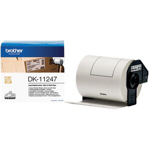 Brother Black on White Shipping Label Roll 103 x 164mm DK-11247