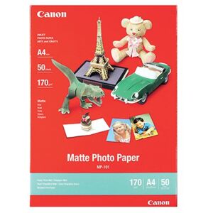 Canon A4 Photo Paper 170gsm Matte (Pack of 50) MP-101 A4