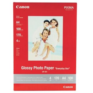 Canon Glossy Photo A4 Paper 200gsm (Pack of 100) 0775B001