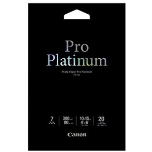 Canon PT-101 4x6 inches Photo Paper Platinum Pro (Pack of 20) 2768B013