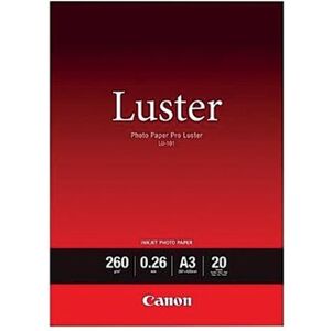 Canon A3 Pro Luster Photo Paper (20 Pack) 6211B007