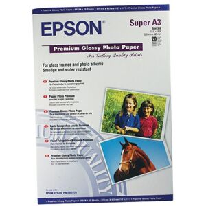 Epson Premium A3+ Glossy Photo Paper (Pack of 20) C13S041316