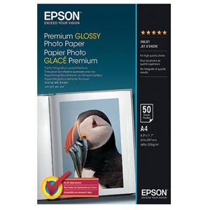 Epson Premium Glossy Photo A4 Paper (Pack of 50) C13S041624