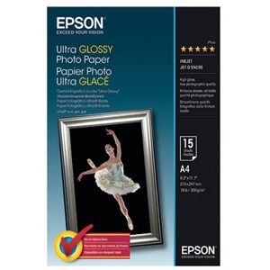 Epson Ultra Glossy Photo A4 Paper (Pack of 15) C13S041927