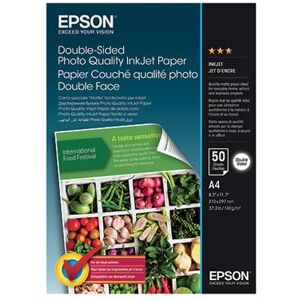 Epson Double-sided Photo Quality Inkjet Paper A4 50 Sheets C13S400059