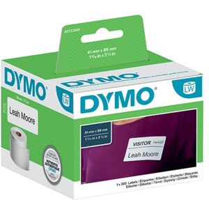 Dymo 11356 Name Badge Labels 89mm x 41mm (Pack of 300) S0722560