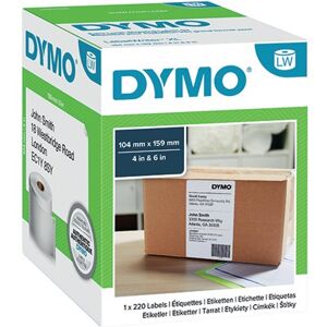 Dymo LabelWriter Extra Large Shipping Labels 104 mm x 159mm (Pack of 220) S0904980