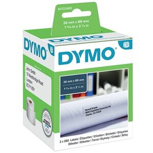 Dymo 99012 LabelWriter Large Address Labels 36mm x 89mm White (Pack of 520) S0722400