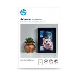 HP Advanced Glossy Photo Paper 250gsm 10x15cm Borderless (Pack of 25) Q8691A