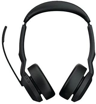 Jabra Evolve2 55 Stereo On-ear Headset USB-A Bluetooth ANC UC Black 25599-989-999