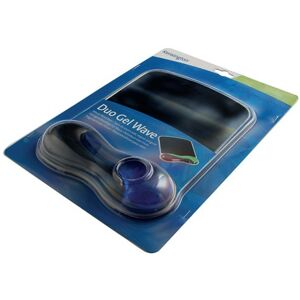 Kensington Duo Gel Wave Mouse Mat with Wristrest Blue/Smoke 62401