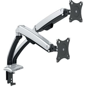 Contour Ergonomics Double Monitor Arm Black/Silver CE04632