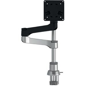 R-Go Zepher 4 C2 Single Monitor Arm Desk Mount Adjustable Black/Silver RGOVLZE4SI