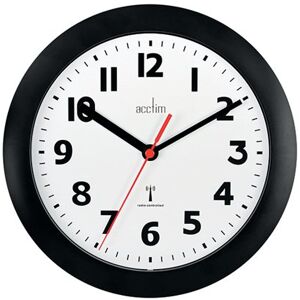 Acctim Parona Wall Clock 230mm Black 74313