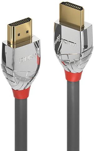 Lindy Cromo Line High Speed HDMI 2.0 Cable 2m Grey 37872