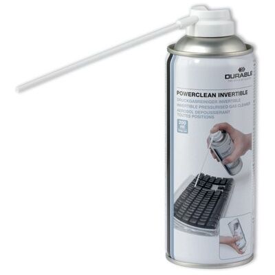 Durable Powerclean Invertible Compressed Air Duster Flammable 200ml 579719 Durable Powerclean Invertible Compressed Air Duster Flammable 200ml 579719