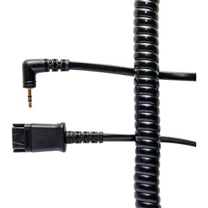 JPL Quick Disconnect (QD) Bottom Lead Cable Male to Stereo Micro Jack Male BL-06+P