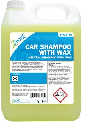2Work Car Shampoo with Wax 5L 2W06176
