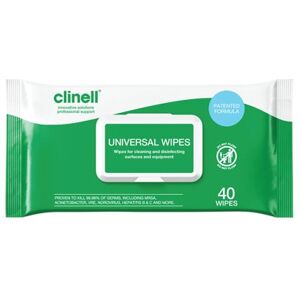 Clinell Universal Wipes (Pack of 40) CW401 Clinell Universal Wipes (Pack of 40) CW401
