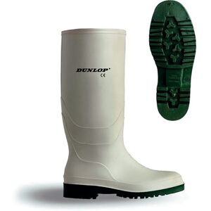 Dunlop Pricemastor Non Safety Waterproof Wellington Boots 1Pr White 12 BBW12 Dunlop Pricemastor Non Safety Waterproof Wellington Boots 1Pr White 12 BBW12
