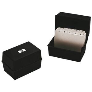 Q-Connect Card Index Box 127 x 76mm Black KF10001 Q-Connect Card Index Box 127 x 76mm Black KF10001