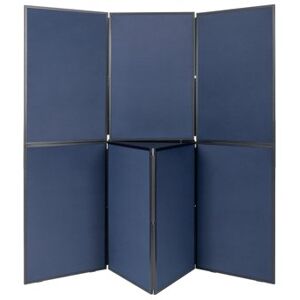 Q-Connect 7 Panel Display Board 1800x1800mm Blue/Grey DSP330517 Q-Connect 7 Panel Display Board 1800x1800mm Blue/Grey DSP330517