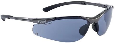 Bolle Safety Glasses Contour Platinum Smoke Lens BOCONTPSF