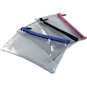 Helix Clear Pencil Case 200x125mm Assorted (Pack of 12) M77040