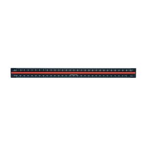Linex Tri-Scale Ruler 30cm Aluminium Black H382