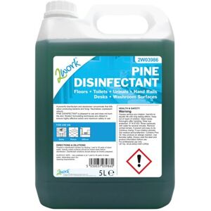 2Work Disinfectant and Deodoriser Fresh Pine 5 Litre 2W03986 2Work Disinfectant and Deodoriser Fresh Pine 5 Litre 2W03986
