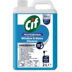 Cif Professional Conc Window+Glass Cleaner 2 Litres Pack of 2 9303534 Cif Professional Conc Window+Glass Cleaner 2 Litres Pack of 2 9303534