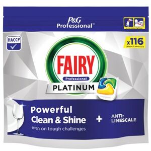 Fairy Pro Platinum Lemon Dish Washing Tabs x116 Pack of 2 C010417 Fairy Pro Platinum Lemon Dish Washing Tabs x116 Pack of 2 C010417