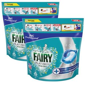 Fairy Professional Platinum +Stain Remover Non-Bio 2x50 Pods (Pack of 100) C006936 Fairy Professional Platinum +Stain Remover Non-Bio 2x50 Pods (Pack of 100) C006936