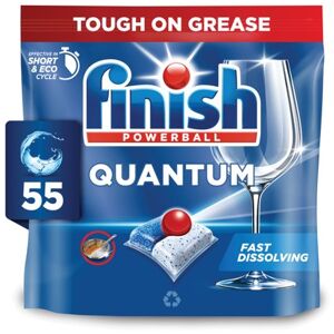 Finish Quantum AIO Dishwasher Tablets Fresh Regular Pack of 55 3310709 Finish Quantum AIO Dishwasher Tablets Fresh Regular Pack of 55 3310709