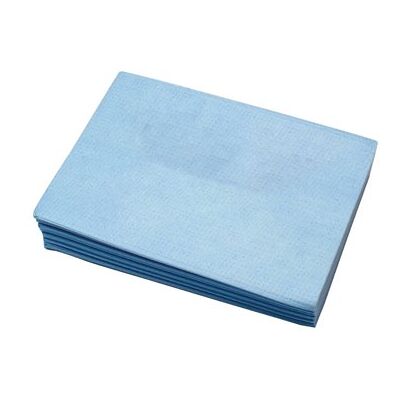 2Work Heavyweight All Purpose Cloth 500x350mm Blue (Pack of 25) CNT01319 2Work Heavyweight All Purpose Cloth 500x350mm Blue (Pack of 25) CNT01319