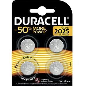 Duracell Lithium Coin Duracell 2025 Lithium Coin Battery (Pack of 4) ECR2035