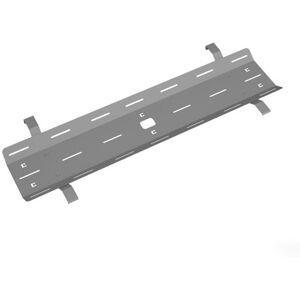 Double drop down cable tray & bracket for Adapt and Fuze desks 1600mm - silver Double drop down cable tray & bracket for Adapt and Fuze desks 1600mm - silver