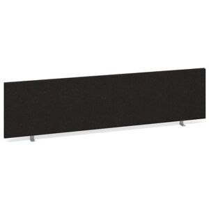 Dams Straight desktop fabric screen 1600mm x 400mm - black Dams Straight desktop fabric screen 1600mm x 400mm - black