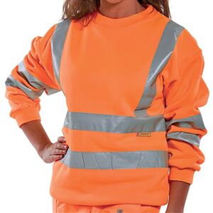 Beeswift High Visibility Sweatshirt Orange XL BSSENORXL Beeswift High Visibility Sweatshirt Orange XL BSSENORXL