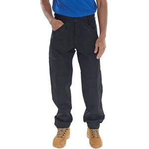 Beeswift Click Action Work Trousers Black 38S AWTBL38S Beeswift Click Action Work Trousers Black 38S AWTBL38S