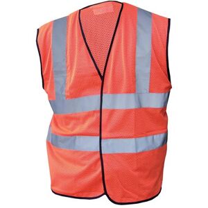 Beeswift High Visibility Mesh Vest Orange 4XL HVMWOR4XL Beeswift High Visibility Mesh Vest Orange 4XL HVMWOR4XL