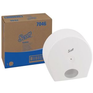 Scott® Scott Control Toilet Tissue Dispenser Centrefeed Roll White Jumbo 7046 Scott® Scott Control Toilet Tissue Dispenser Centrefeed Roll White Jumbo 7046
