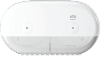 Tork T9 SmartOne Twin Mini Toilet Paper Dispenser White 682000