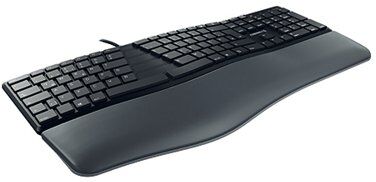 Cherry KC 4500 Ergo USB Wired Ergonomic Keyboard UK Black JK-4500GB-2